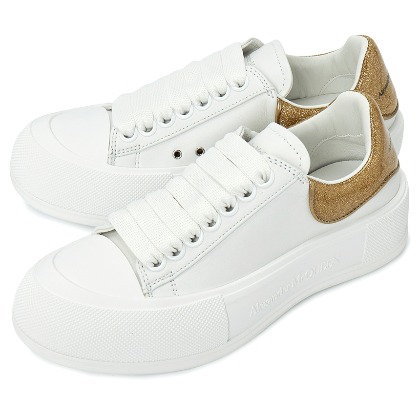 Giày Alexander Mcqueen Deck Plimsol 'White' 702047-WICEM-9053 - Ảnh 4