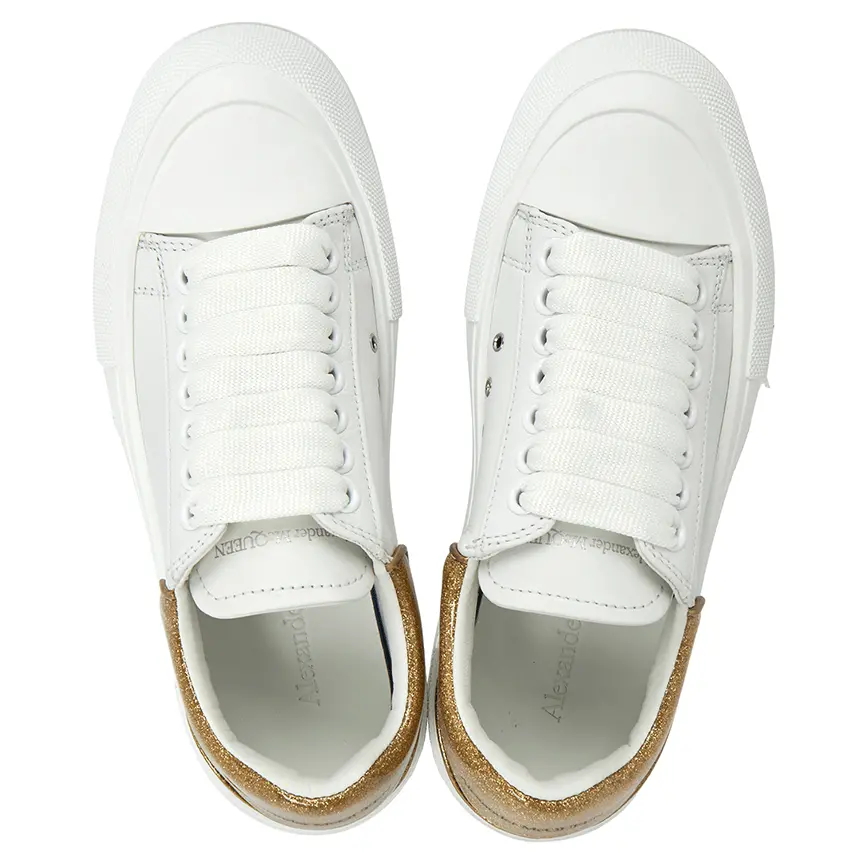 Giày Alexander Mcqueen Deck Plimsol 'White' 702047-WICEM-9053 - Ảnh 3