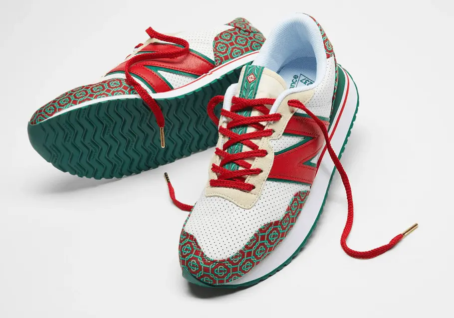 Giày New Balance Casablanca x 237 'Red Monogoram' MS237CBB - Ảnh 6