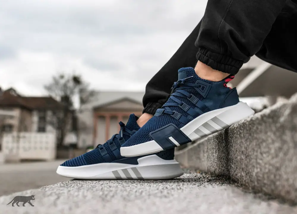 Alternative view of Giày Adidas EQT Basketball ADV 'Navy Real Coral' CQ2361