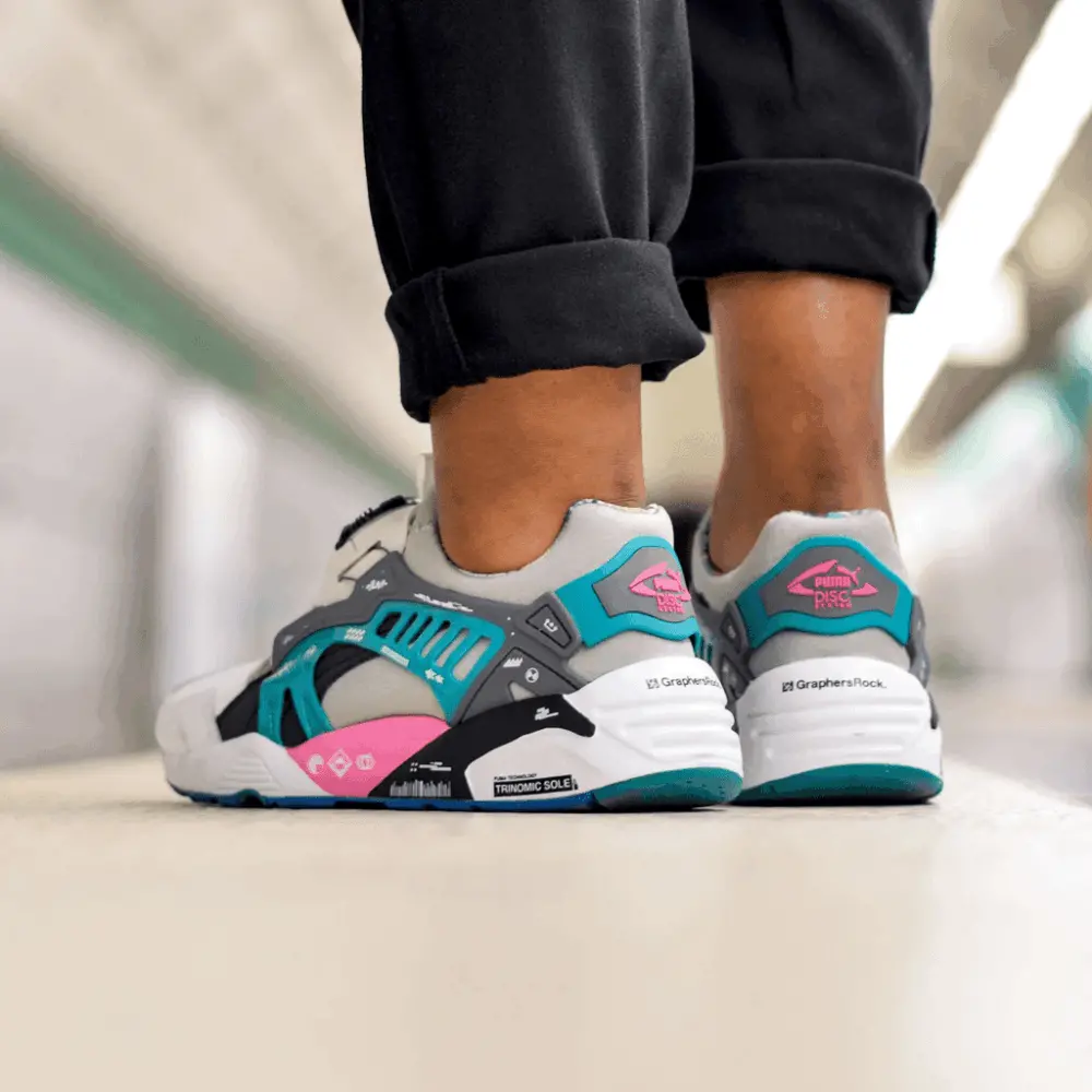 Giày Puma Graphers Rock x Disc Blaze 'White' 361378-01 - Ảnh 5