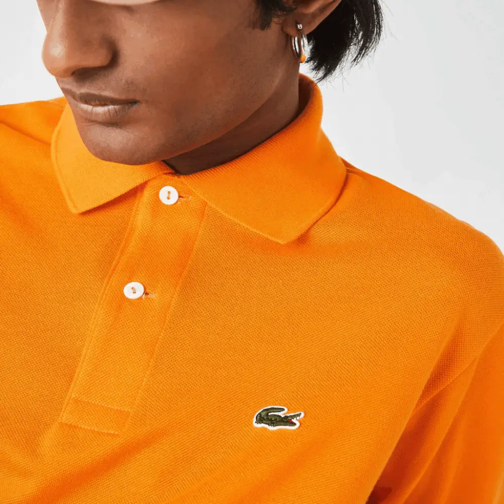 Áo Lacoste Classic Fit L1212 Polo Shirt 'Orange' L1212-00-DRA - Ảnh 4