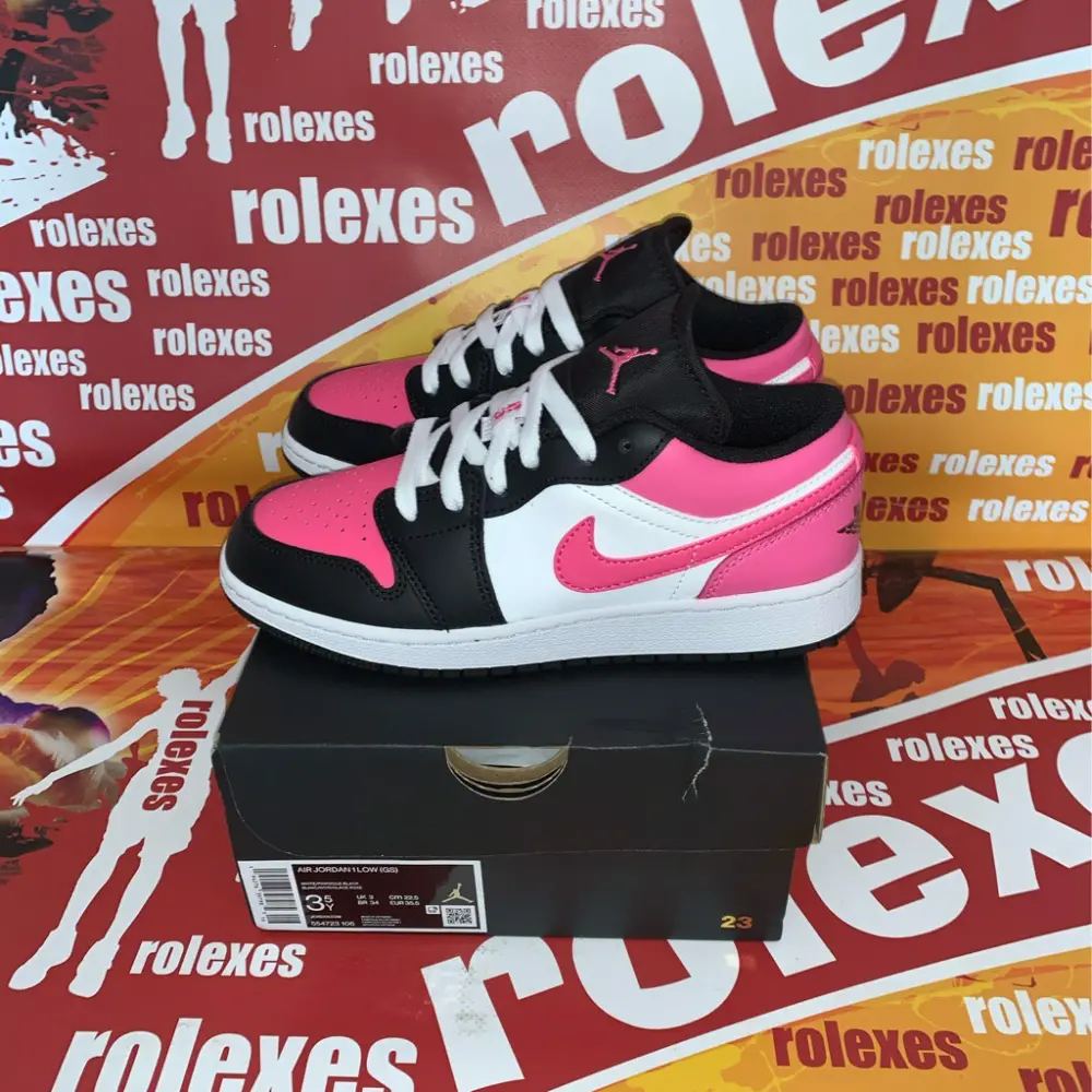 Giày Nike Air Jordan 1 Low GS 'Pinksicle' 554723-106 - Ảnh 4