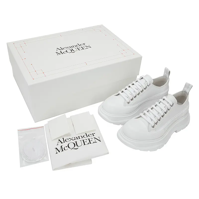 Alternative view of Giày Alexander McQueen Wmns Tread Slick Low 'White' 633902-WHZ62-9071