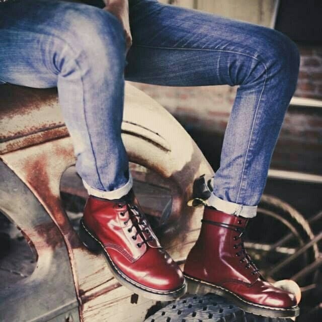 Giày Dr. Martens 1460 Smooth Boot 'Cherry Red' 10072600 - Ảnh 4