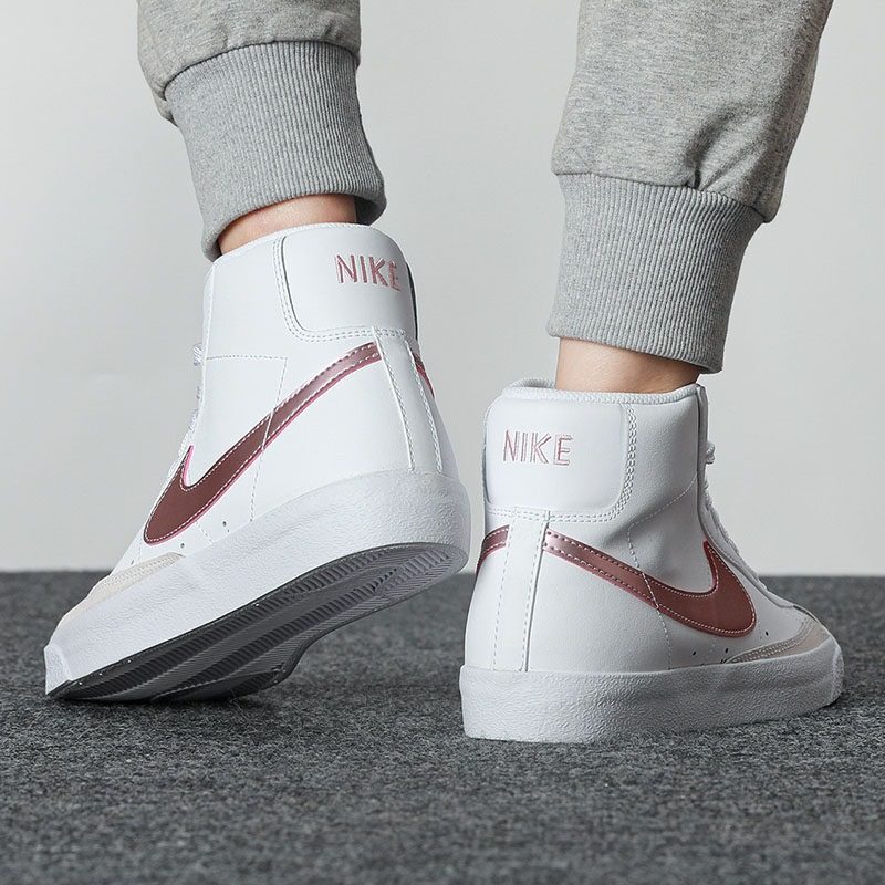 Giày Nike Blazer Mid '77 GS White Pink Glaze DA4086-105 - Ảnh 4