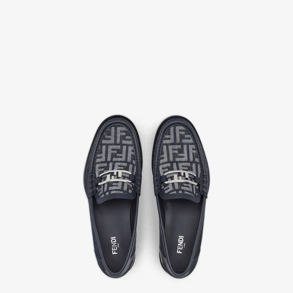 Giày Fendi O’Lock Loafers 'Denim' 7D1550AM5DF1JHV - Ảnh 4