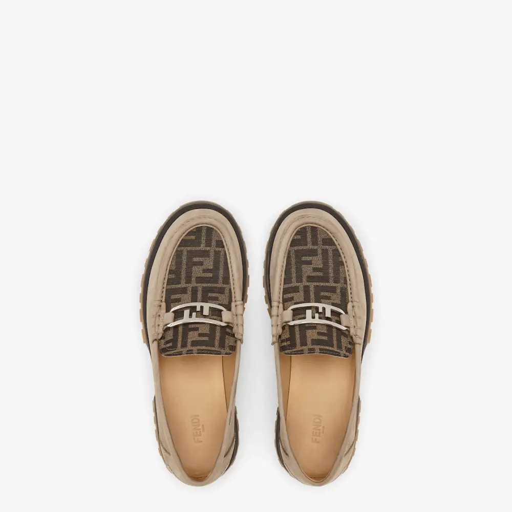 Giày Fendi O’Lock Loafers 'Beige' 7D1581AADDF1JIC - Ảnh 3