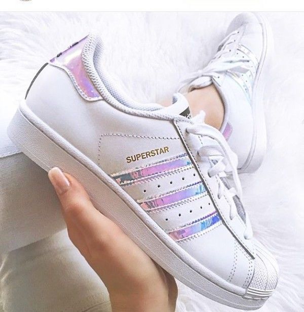 Giày Adidas Superstar "Pink Hologram" FV3139 - Ảnh 5