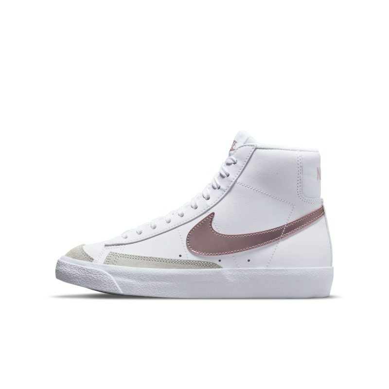 Giày Nike Blazer Mid '77 GS White Pink Glaze DA4086-105 - Ảnh 5