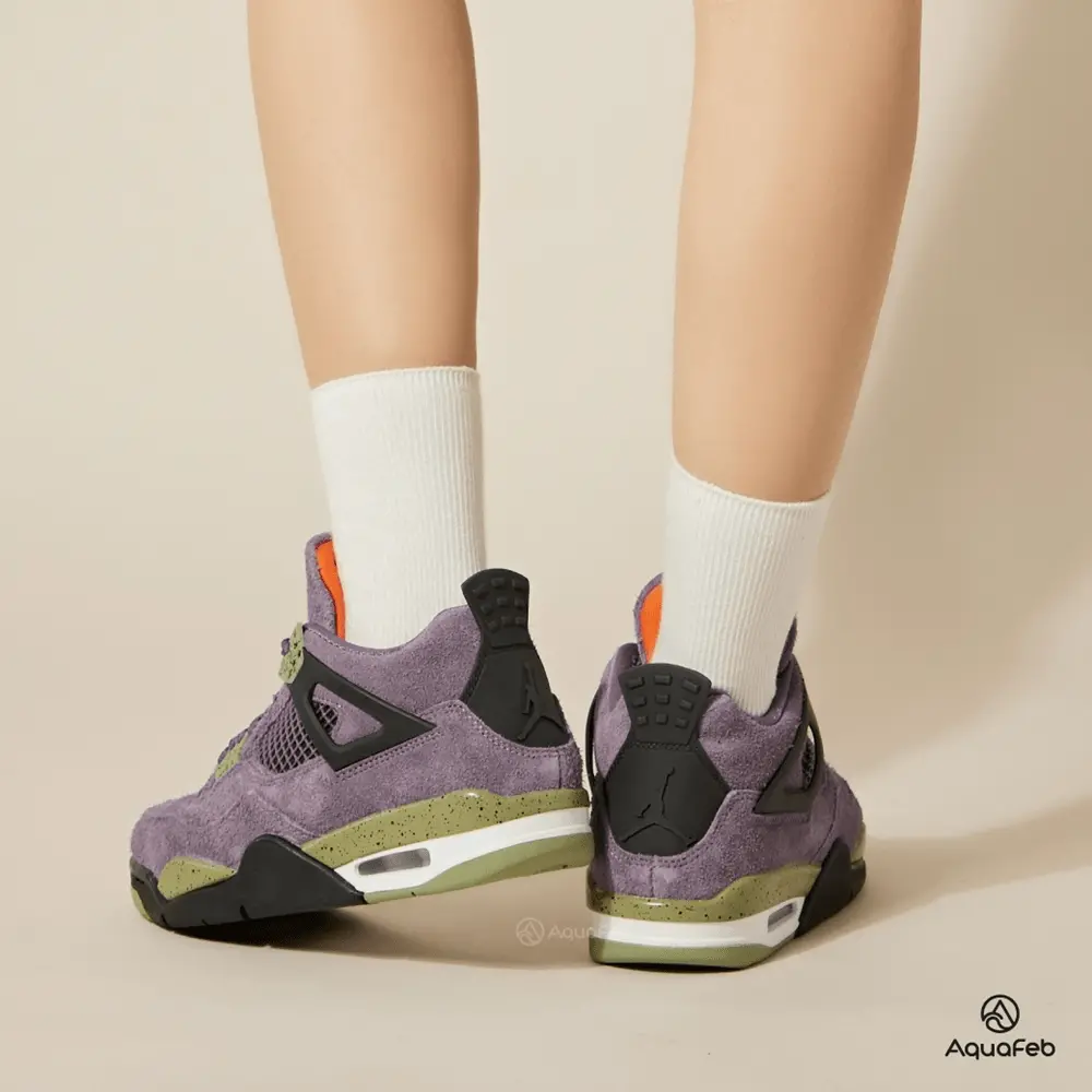 Giày Nike Air Jordan 4 Retro 'Canyon Purple' AQ9129-500 - Ảnh 4