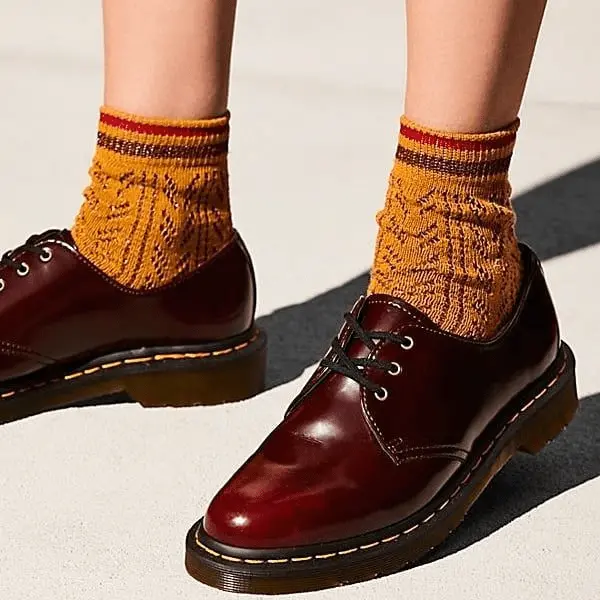 Giày Dr. Martens Vegan 1461 'Cherry Red' 14046601 - Ảnh 3