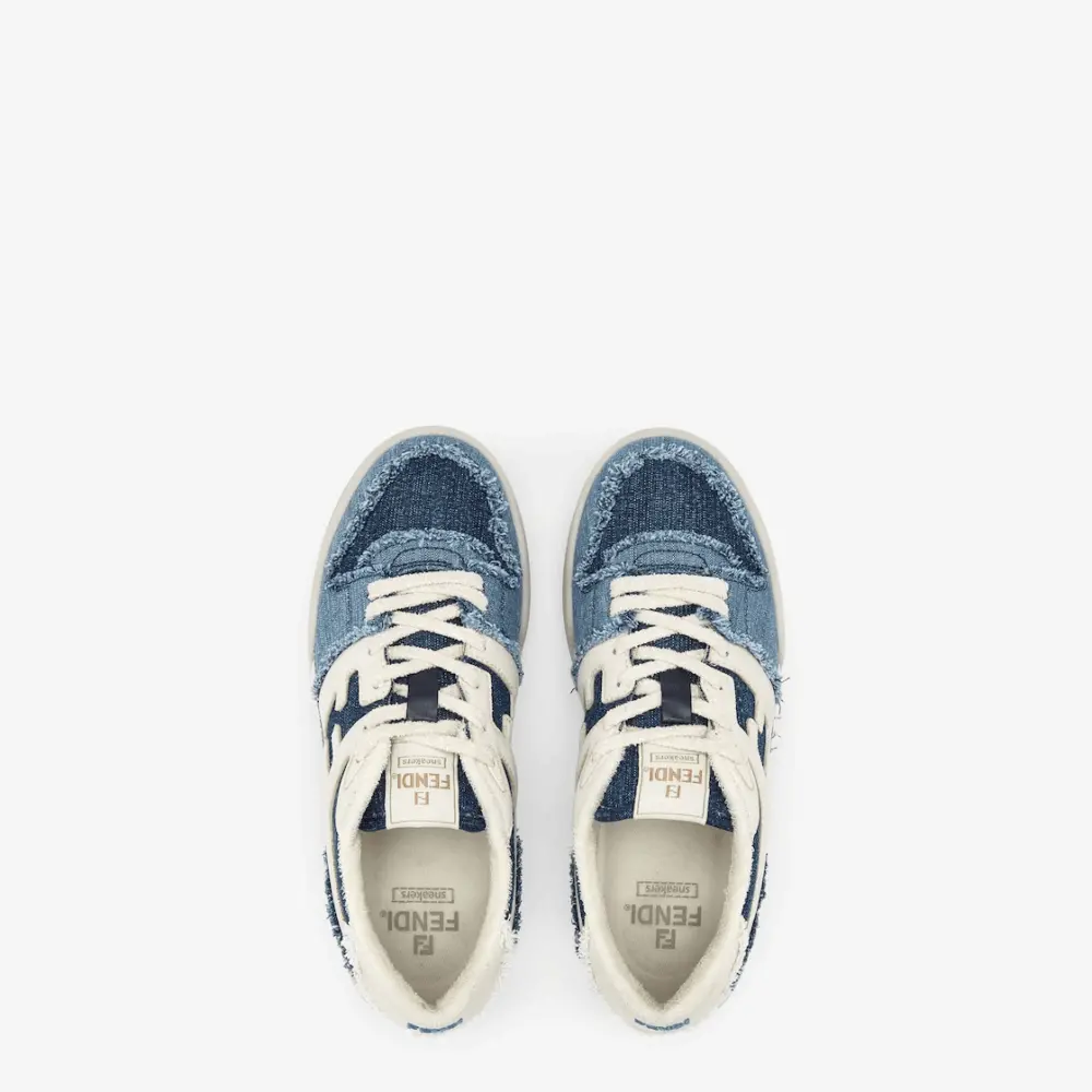 Giày Fendi Match 'Denim' 7E1495AMF1F1JID - Ảnh 4