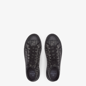Alternative view of Giày Fendi High-Top Domino 'Black' 7E1570AJXZF13I8