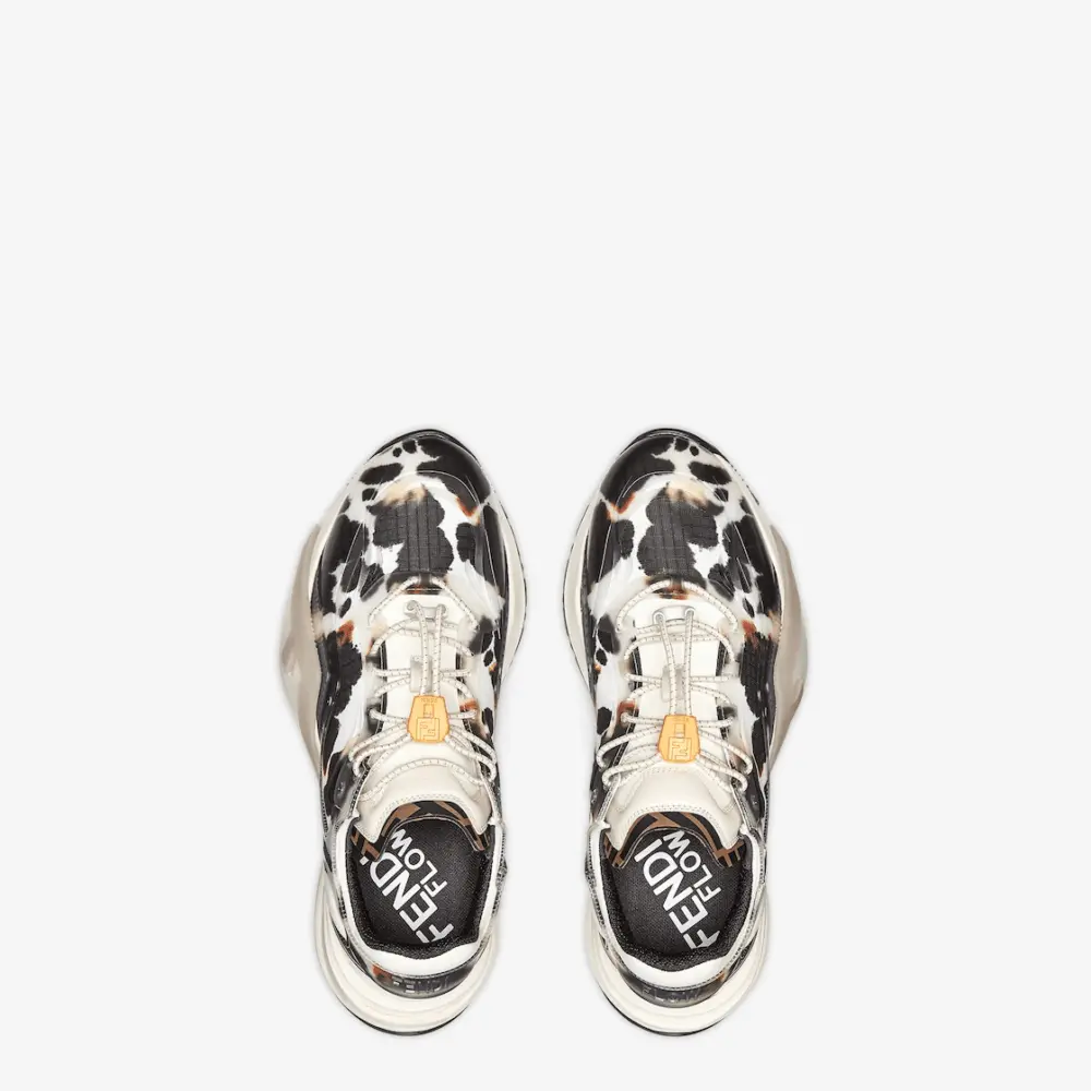 Giày Fendi Flow 'White Fabric' 7E1583AM5KF1JI2 - Ảnh 5