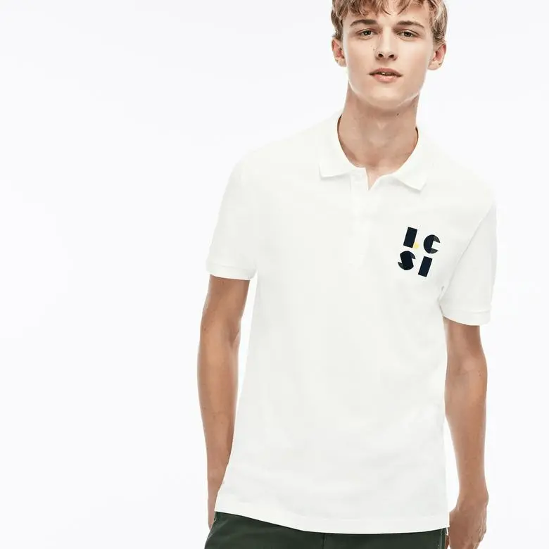 Alternative view of Áo Lacoste Erkek Beyaz Regular Fit Polo PH9402-70V