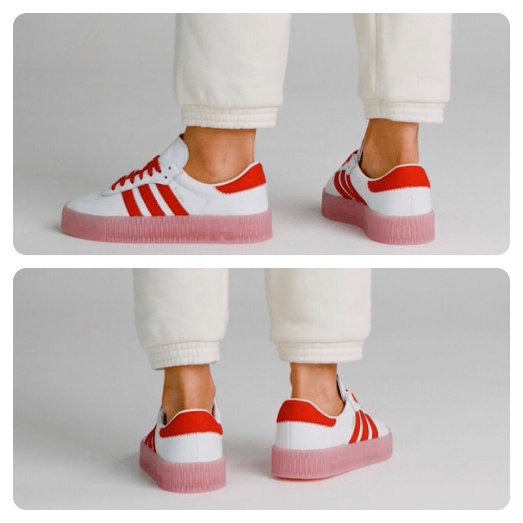 Giày Adidas Originals Sambarose 'White Red' FX6269 - Ảnh 5