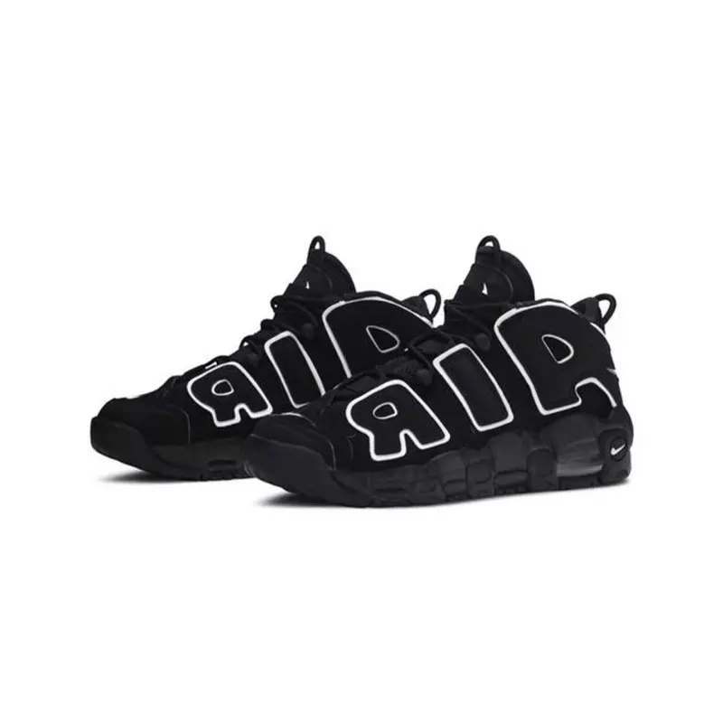 Giày Nike Air More Uptempo GS 'Black' 415082-002 - Ảnh 5