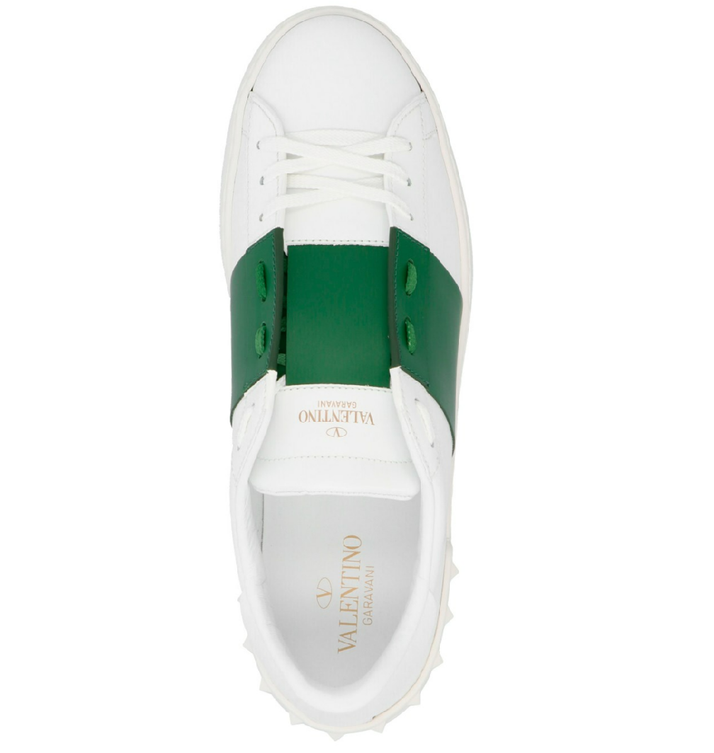 Giày Valentino Open Smooth Sneaker VY0S0830BLUN32 - Ảnh 4
