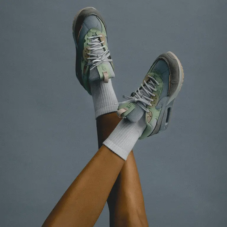 Giày Nike Air Max 90 Futura 'Sky Grey And Seafoam' DM9922-001 - Ảnh 4