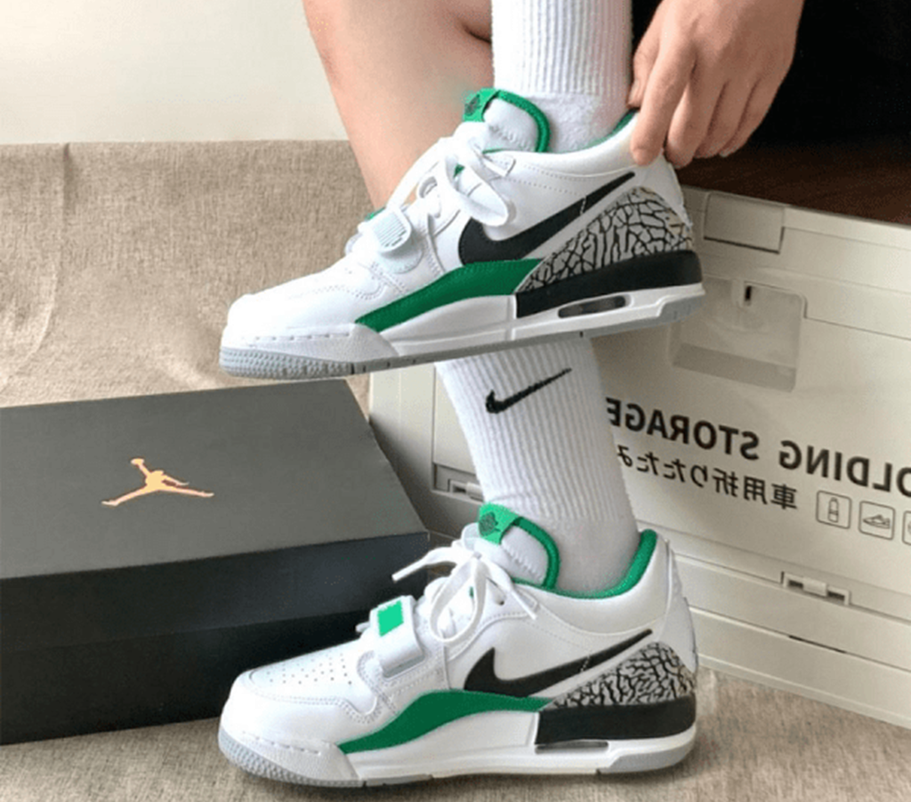 Giày Nike Jordan Legacy 312 Low 'Lucky Green' FN3406-101 - Ảnh 3