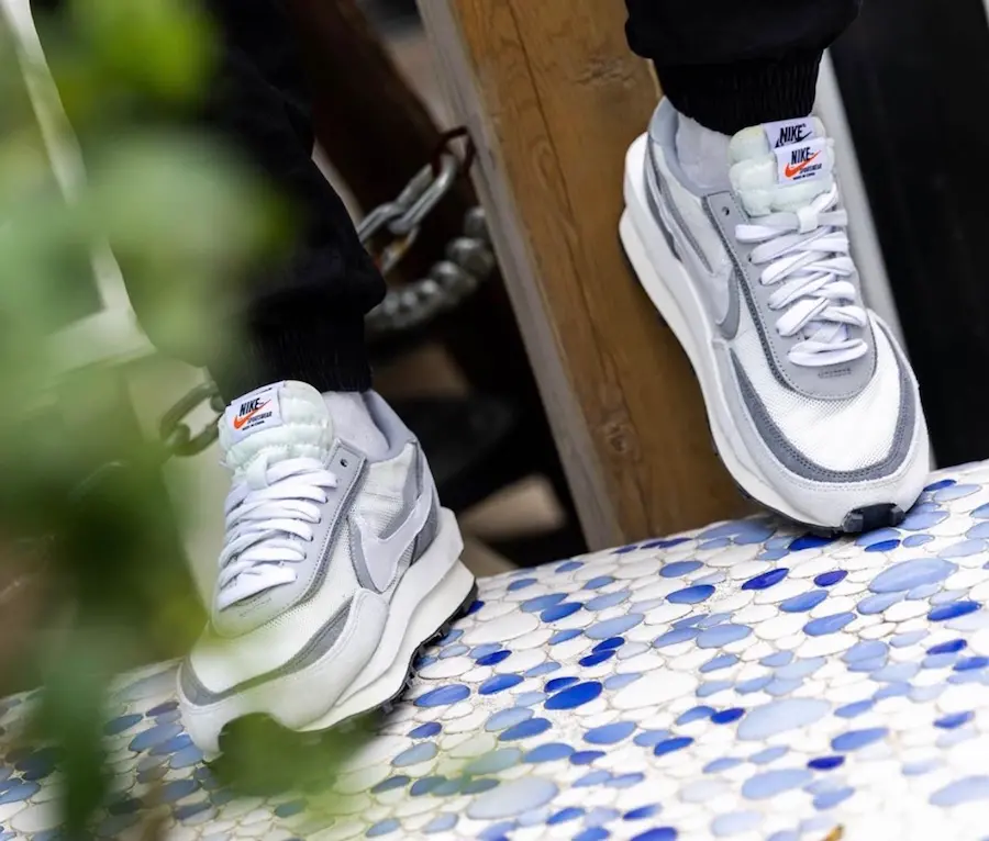 Giày Nike Sacai x LDWaffle 'Summit White' BV0073-100 - Ảnh 5