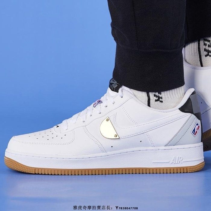 Giày Nike NBA x Air Force 1 '07 LV8 'White Pure Platinum' CT2298-100 - Ảnh 4