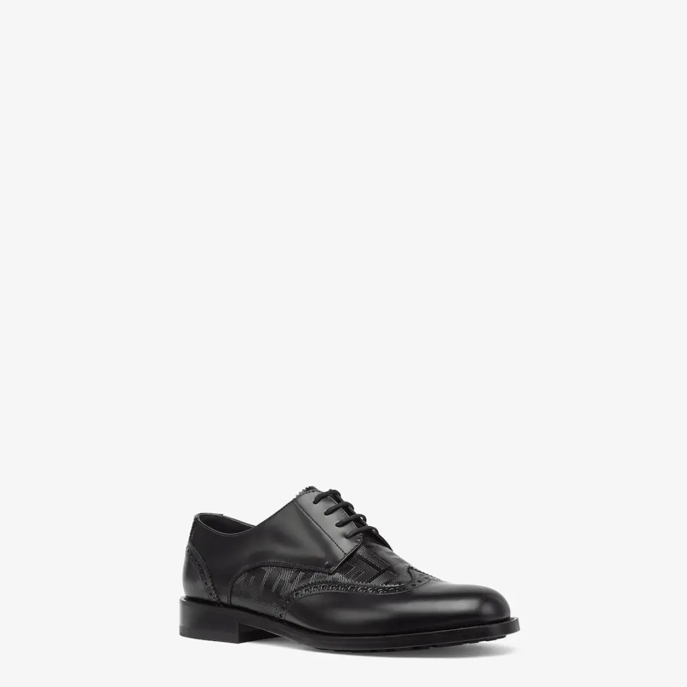 Giày Fendi Lace-Ups Loafers 'Black' 7L1560AK1UF0ABB - Ảnh 2