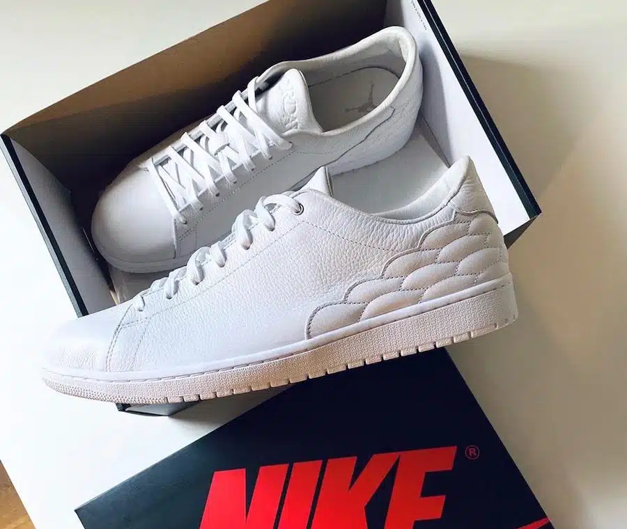 Giày Nike Air Jordan 1 Centre Court 'White on White' DJ2756-100 - Ảnh 4