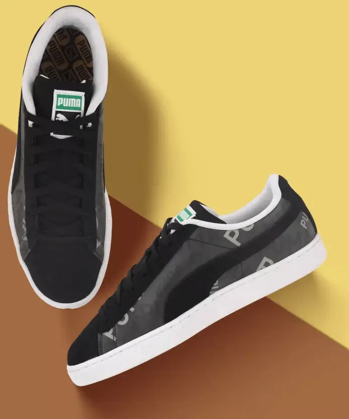 Giày Puma Suede Double Layer 'Black' 384896-01 - Ảnh 6