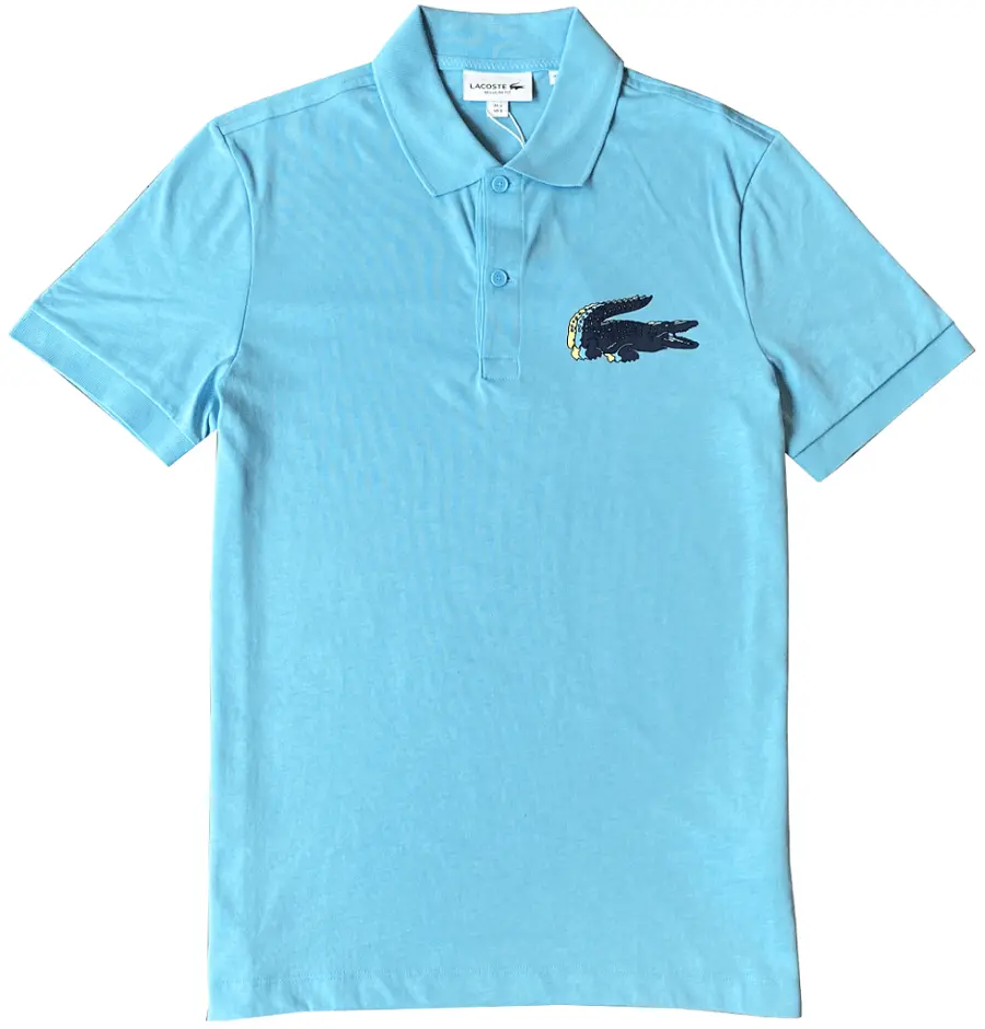 Áo Lacoste Polo Regular Fit 'Blue' DH9654-51-ZAU
