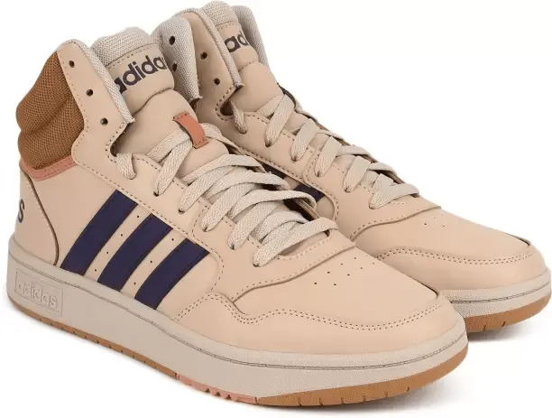 Giày Adidas Hoops 3.0 Mid Shoes 'Beige' GX9608 - Ảnh 5