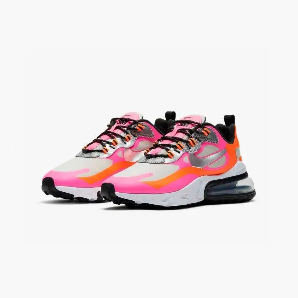 Alternative view of Giày Nike Air Max 270 React ‘White Orange Pink’ CT1834-100