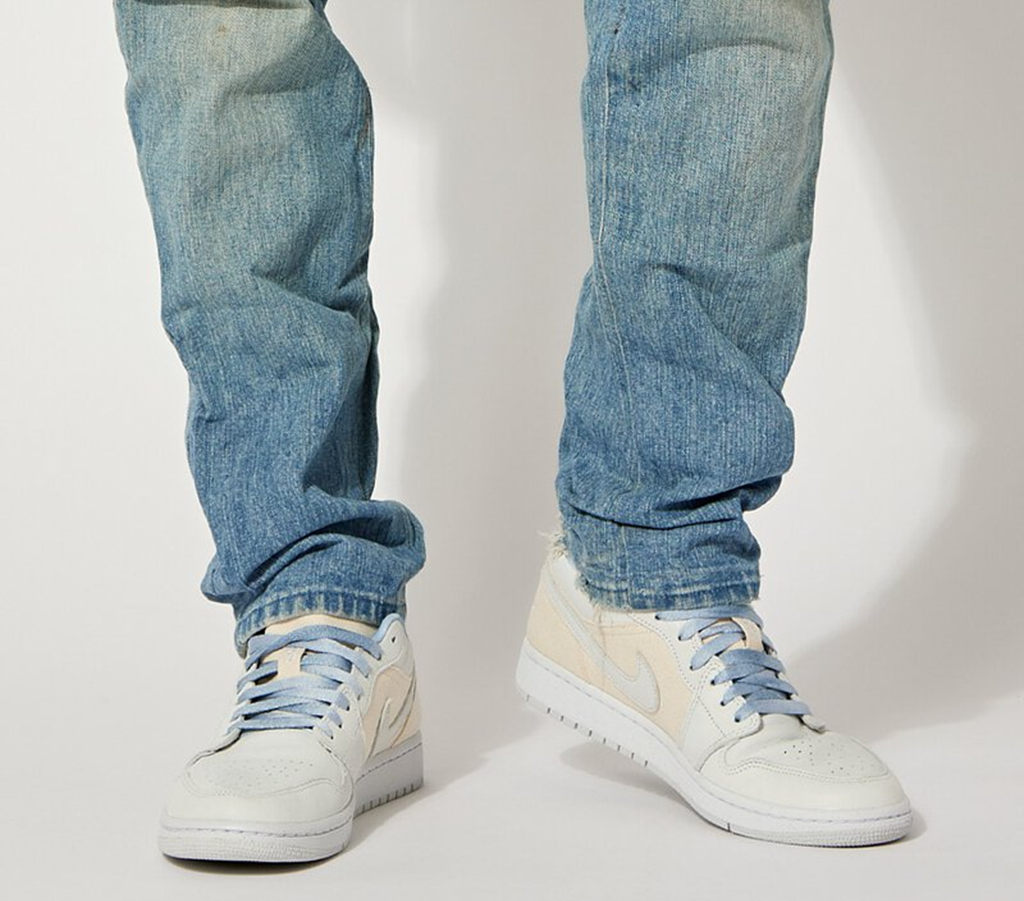 Giày Nike Air Jordan 1 Low 'Canvas' DQ4151-500 - Ảnh 3