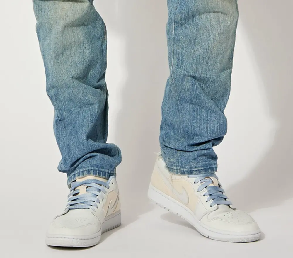 Giày Nike Air Jordan 1 Low 'Canvas' DQ4151-500 - Ảnh 3