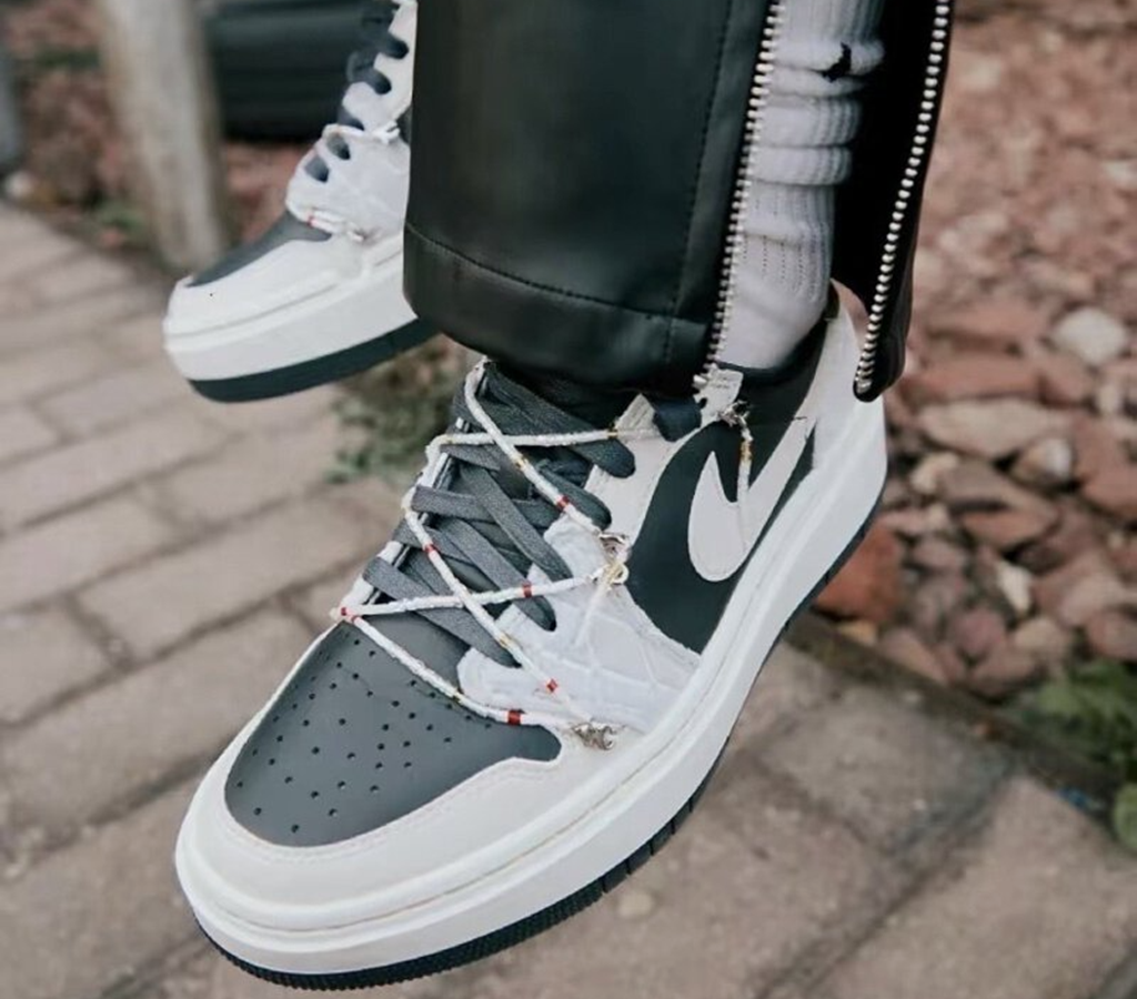 Giày Nike Air Jordan 1 LV8D Elevate SE 'Anthracite Light Bone' DV1494-001 - Ảnh 5