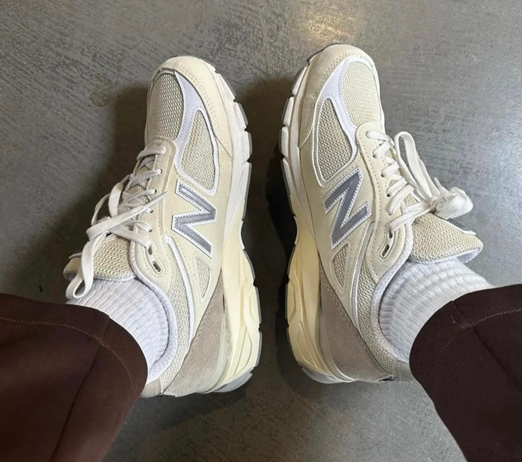 Giày New Balance 990v4 MiUSA Cream U990TE4 - Ảnh 5