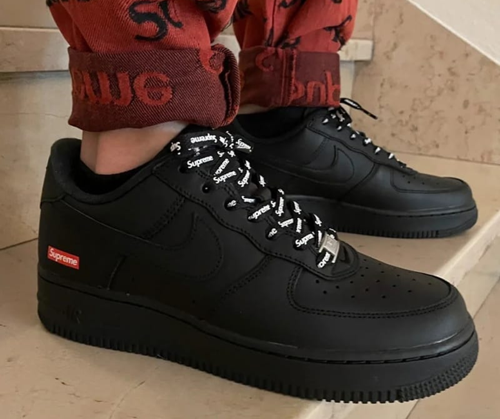 Giày Nike Supreme x Air Force 1 Low 'Box Logo - Black' CU9225-001 - Ảnh 7
