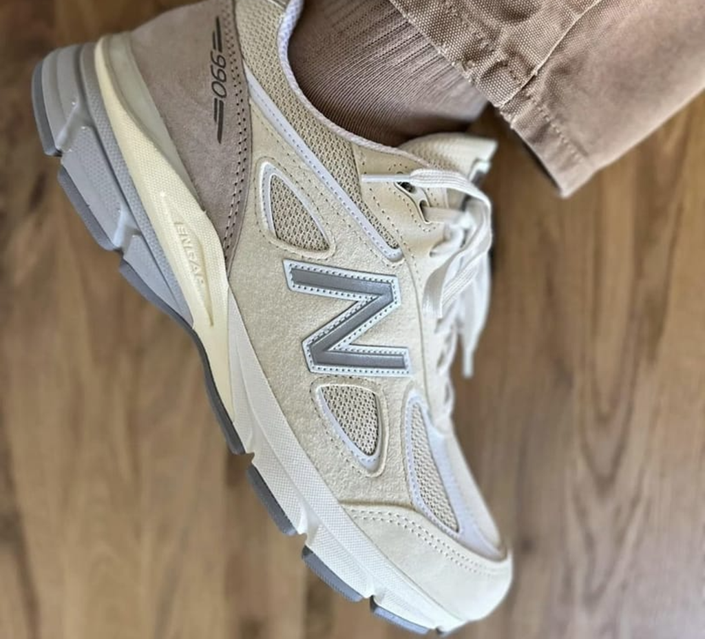 Giày New Balance 990v4 MiUSA Cream U990TE4 - Ảnh 2