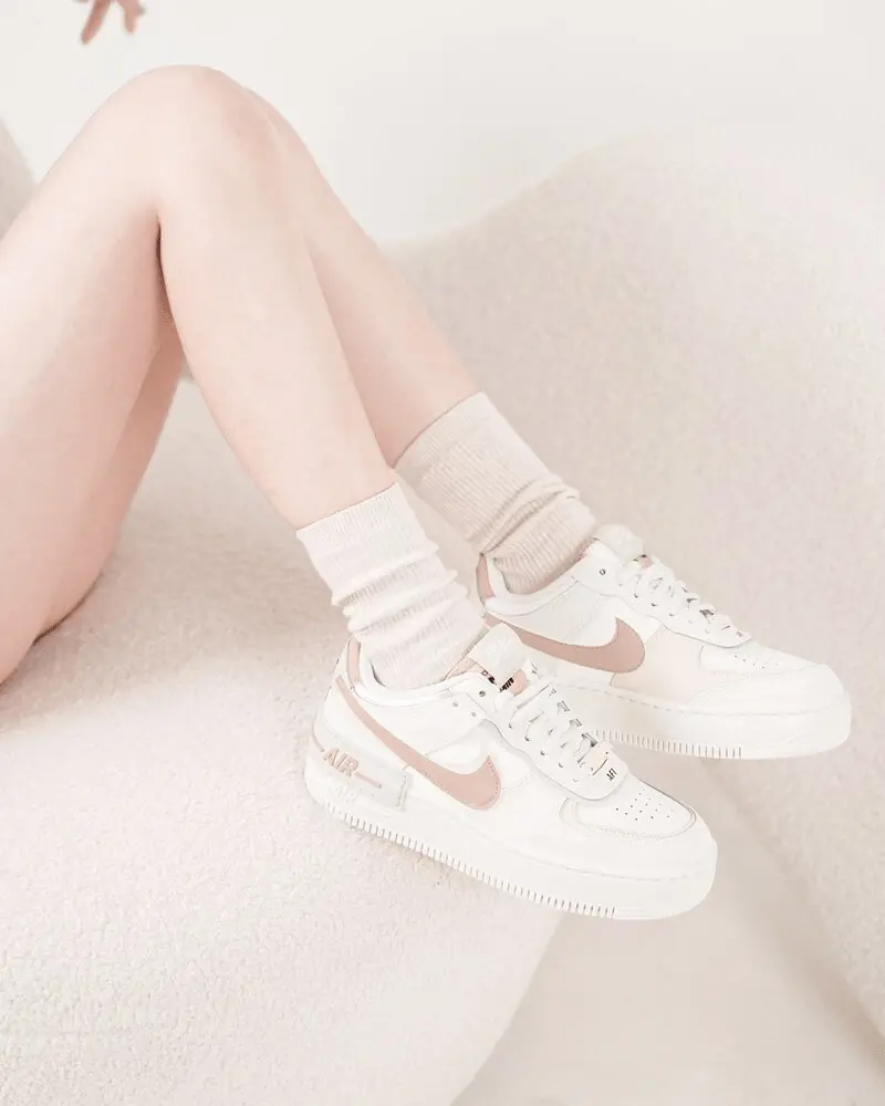 Giày Nike Air Force 1 Shadow Sail Fossil 'Pink' CI0919-116 - Ảnh 5