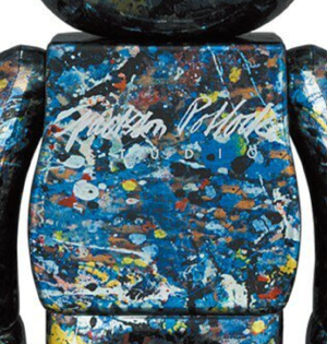 Alternative view of Mô hình BEAR BRICK Jackson Pollock Studio Chrome Ver.