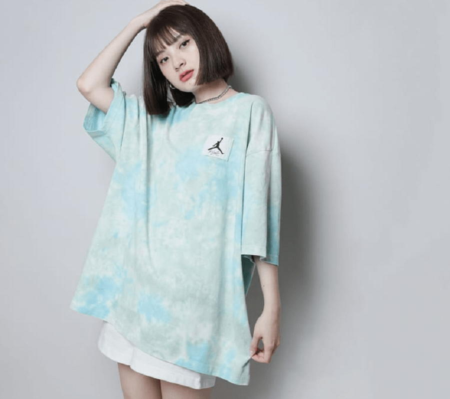 Áo Nike Ess Ovrsz Jordan Tee ‘Bleach Aqua’ DX9584-110 - Ảnh 6