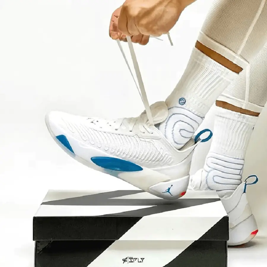 Giày Nike Air Jordan Luka 1 Legend Of 7 'Neo Turquoise' DN1771-104 - Ảnh 4