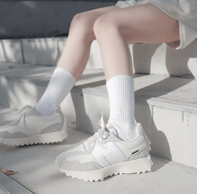 Giày New Balance 327 'Moonbeam Rain Cloud' MS327FW - Ảnh 6