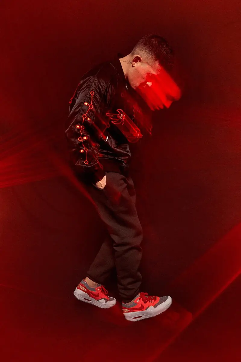 Giày Nike CLOT x Air Max 1 'Kiss Of Death - Solar Red' DD1870-600 - Ảnh 8