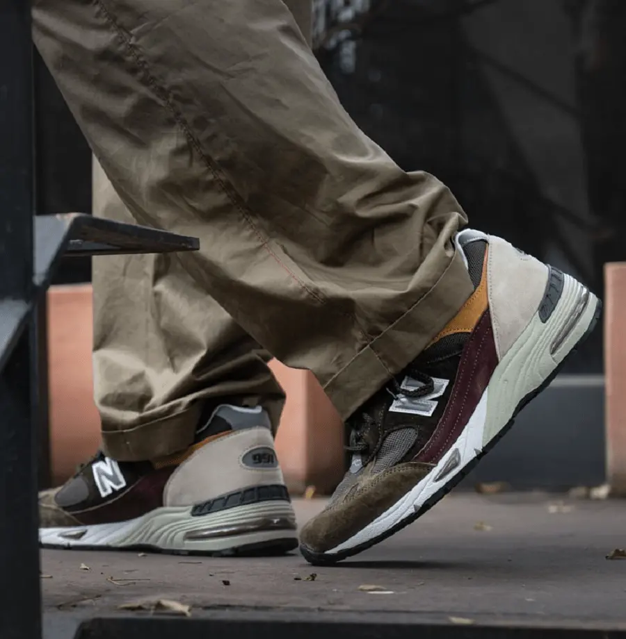 Alternative view of Giày New Balance 991 Made In England Brown M991NBB
