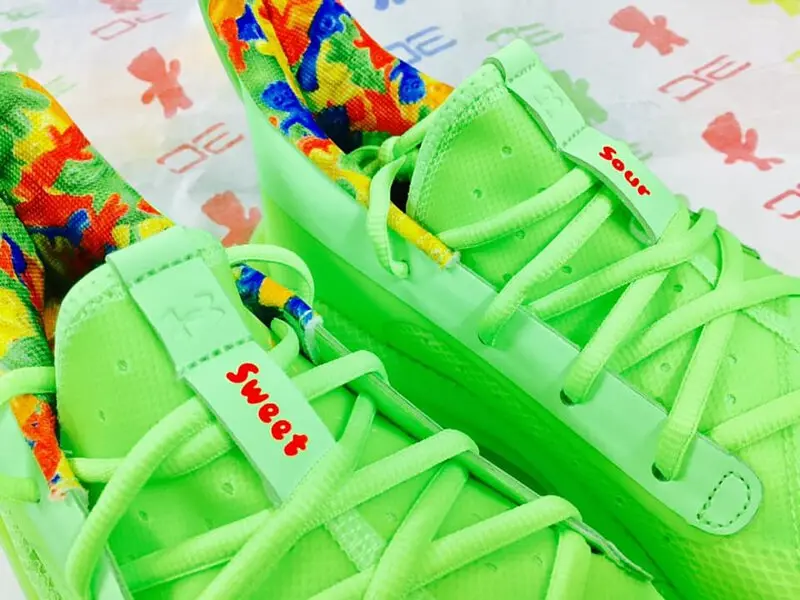 Giày Under Armour Curry 7 'Sour Patch Kids Lime' 3021258-302 - Ảnh 5