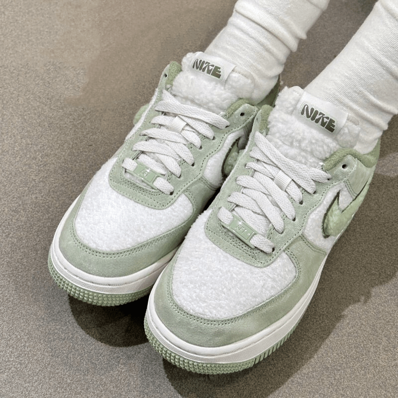 Giày Nike Air Force 1 'Fleece Honeydew' FB1872-030 - Ảnh 4