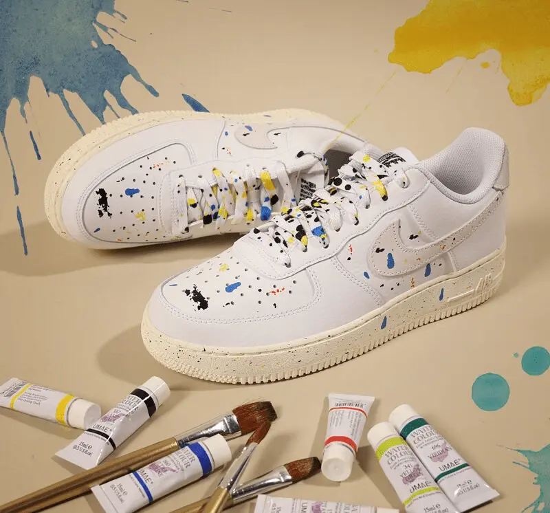 Giày Nike Air Force 1 '07 LV8 'Paint Splatter' CZ0339-100 - Ảnh 4