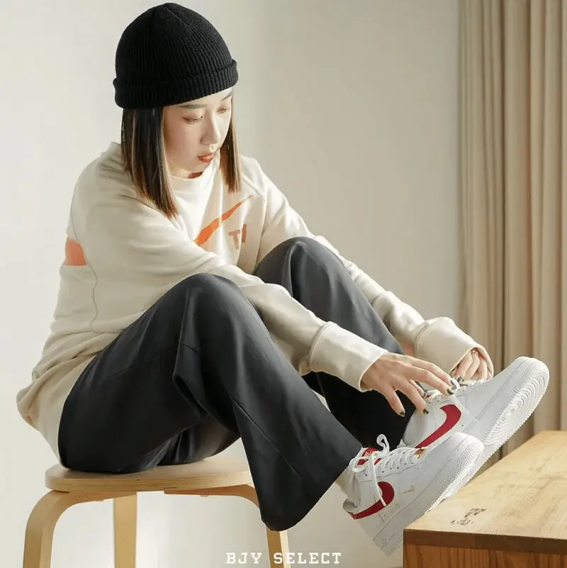 Giày Nike Wmns Air Force 1 Essential Low 'White Gym Red' CZ0270-104 - Ảnh 4
